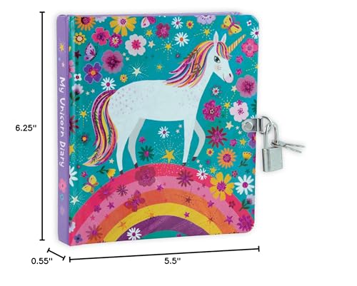 Mollybee Kids gift-ready diary with unicorn motif for birthdays.