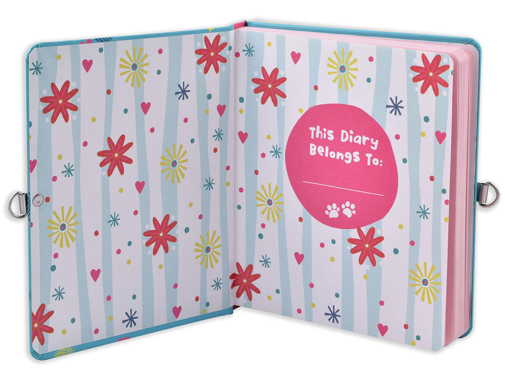 MOLLYBEE KIDS lock and key diary with padlock keeps secrets safe