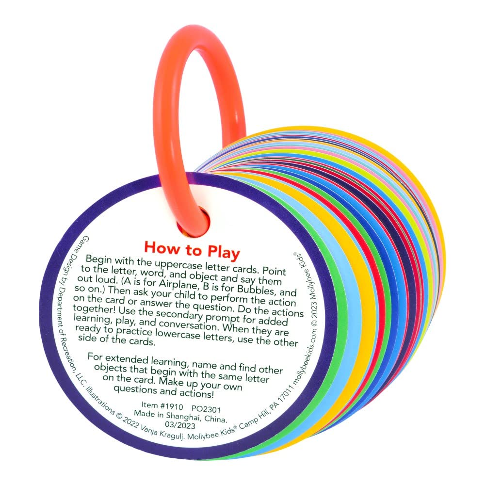 MOLLYBEE KIDS size 3-5 inch cards designed for preschoolers
