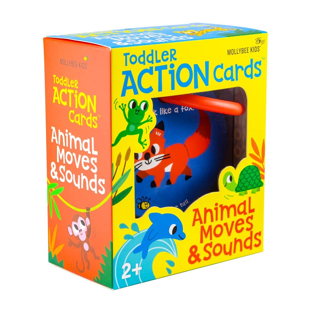Durable laminated MOLLYBEE KIDS cards are easy to wipe clean