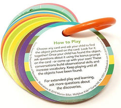 MOLLYBEE KIDS durable plastic ring keeps cards organized and accessible.