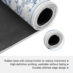 Molovsiny Mahjong Mat Durable Polyester Rubber Base emphasizes toughness and longevity.