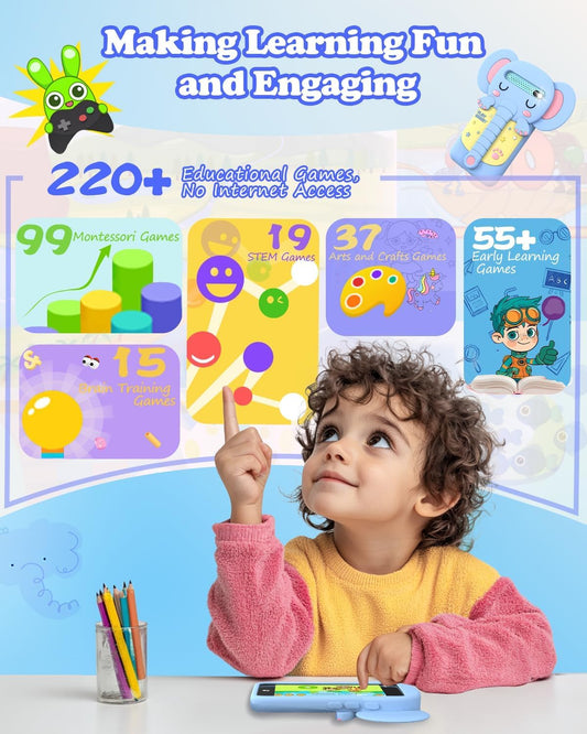 MOMILLA Kids Phone 3.97-inch touchscreen supports engaging offline learning