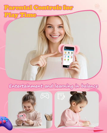 Momilla Kids Phone included charger cable supports longer play and learning sessions.