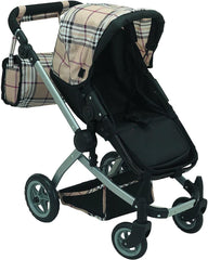 Adjustable handle accommodates different heights for comfortable pushing