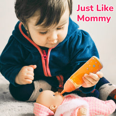 BPA-free and safe Mommy & Me bottles for doll play