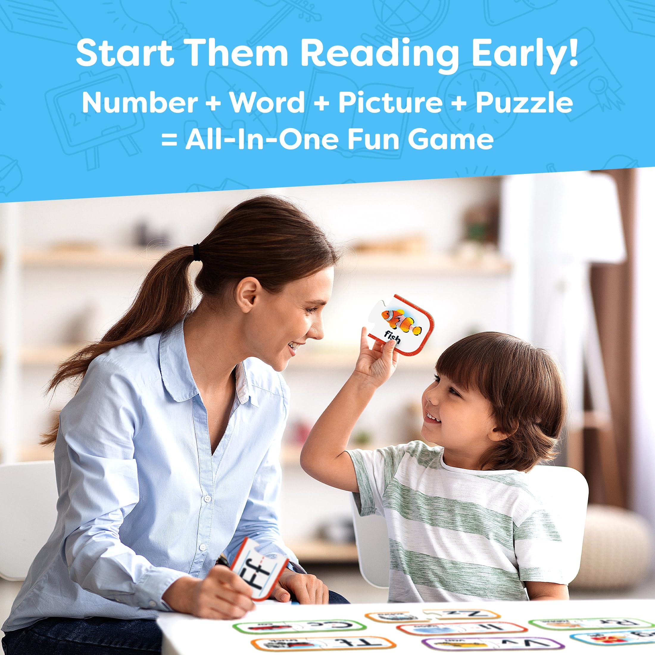 Momo & Nashi bright visuals pairing numbers and words support early math language.