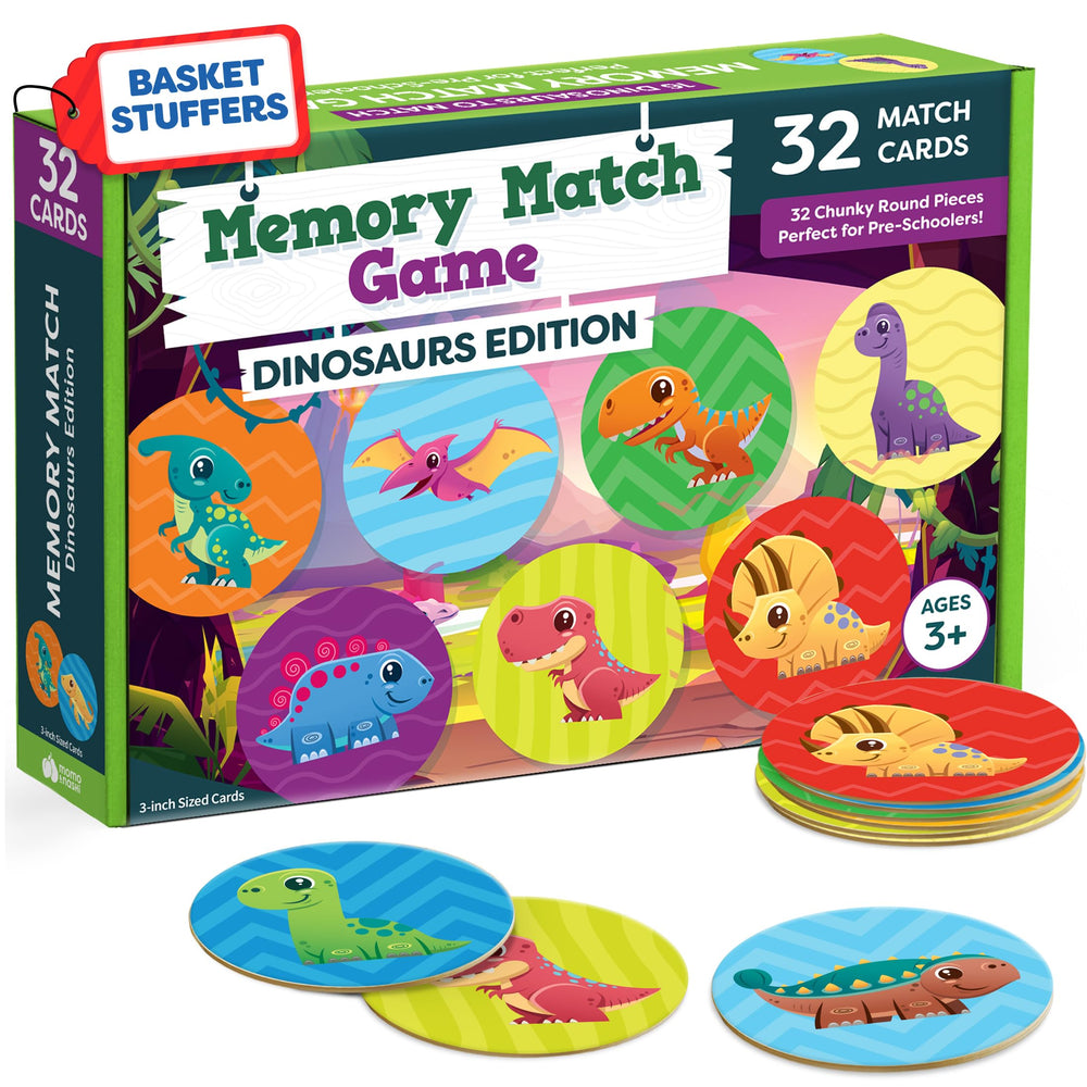 Momo & Nashi 32pc memory cards for kids' learning through play.