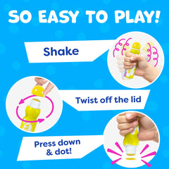 Momo & Nashi mess-free art time supports independent play.