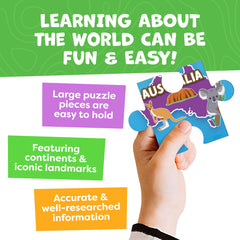 Momo & Nashi puzzle pieces made from durable 2mm chipboard for long-lasting play