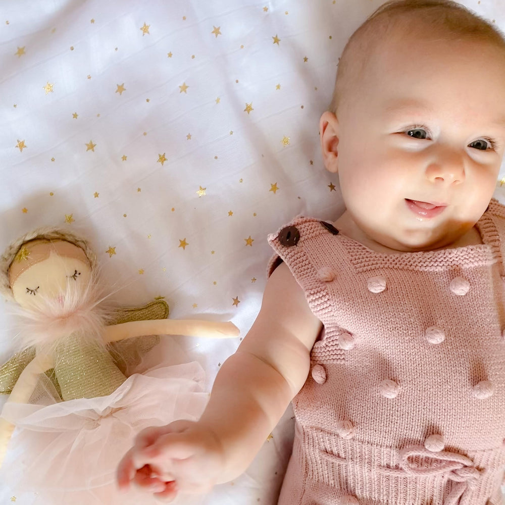 MON AMI 15-inch plush design offers toddler-friendly size for easy cuddles.