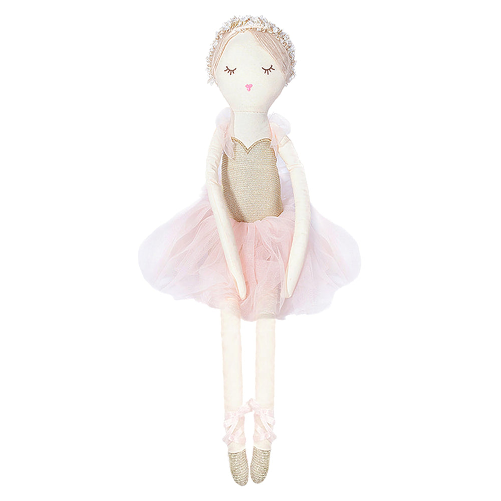 MON AMI Ballerina doll front view showcasing soft plush for comforting play.