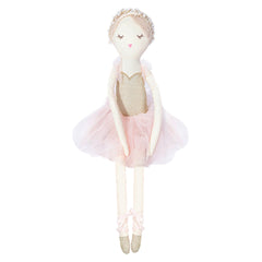 MON AMI Ballerina doll front view showcasing soft plush for comforting play.
