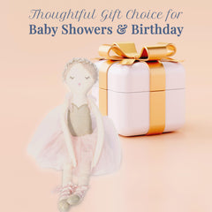 MON AMI Ballerina doll 20-inch size is easy to hug and display.