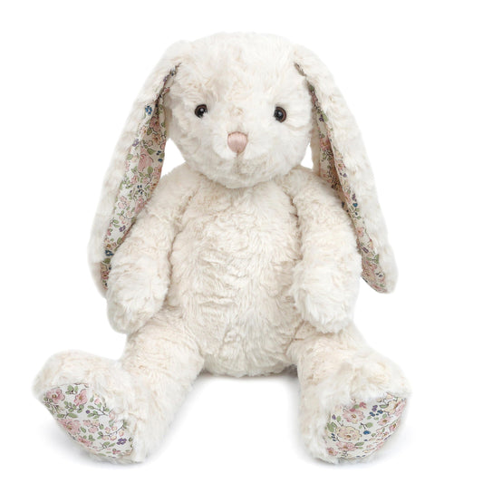 MON AMI Faith Bunny large plush with cream fur for cuddling and decorative nursery presence