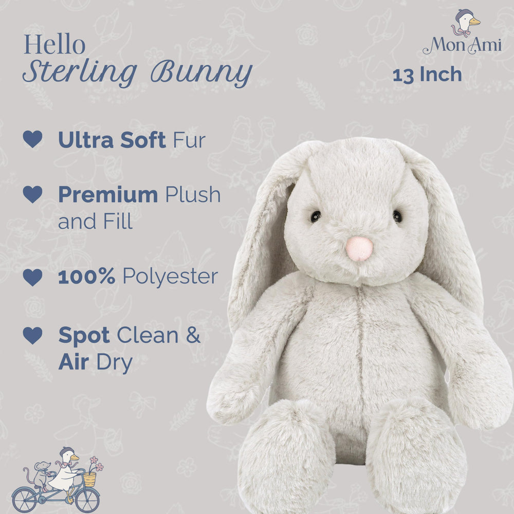 MON AMI Sterling Bunny soft body ready for hugs and quiet moments.