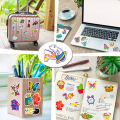 MonEnfance multicolor cartoon stickers offer cute accents for kids and teens.