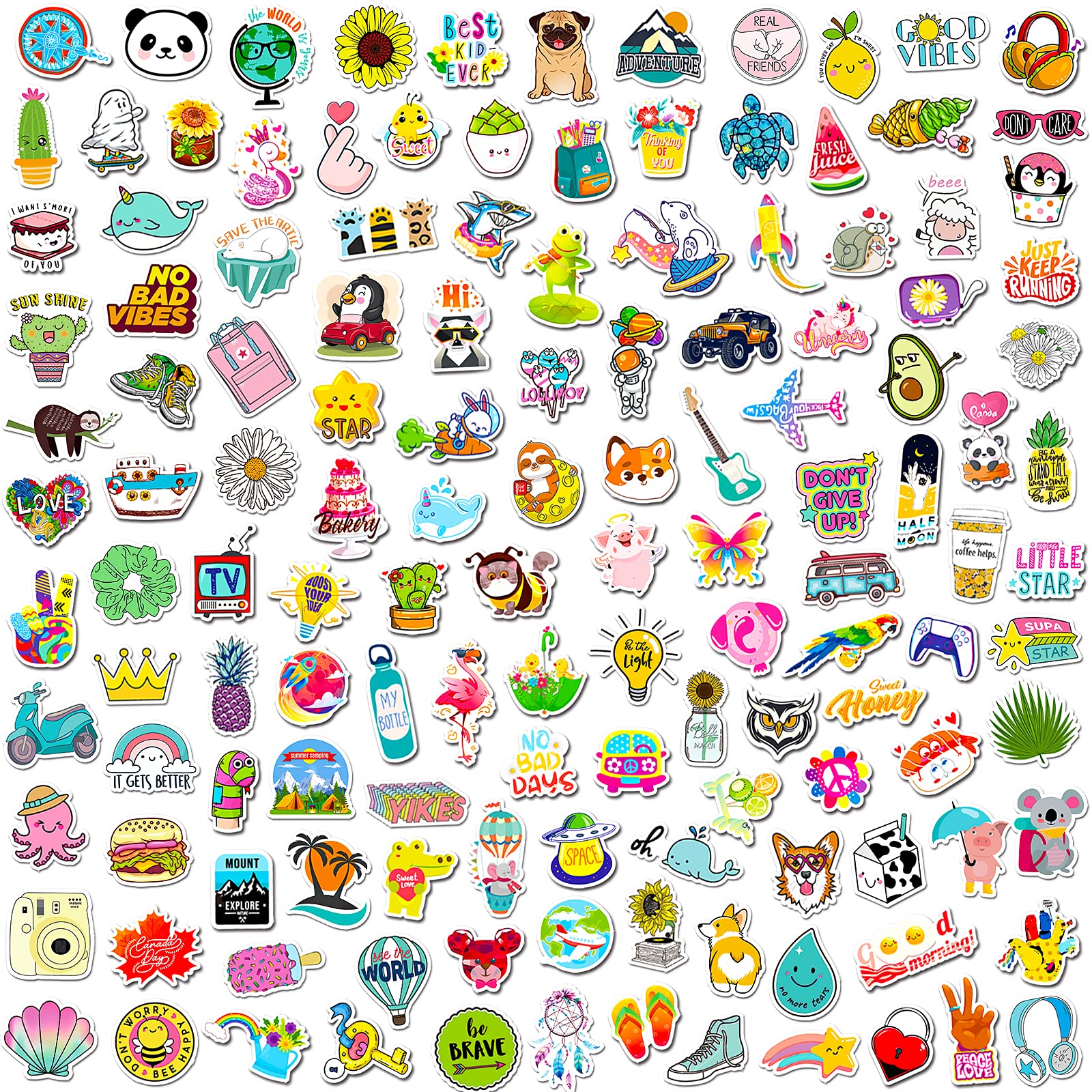 MonEnfance skateboard stickers add durable, colorful flair to boards and gear.