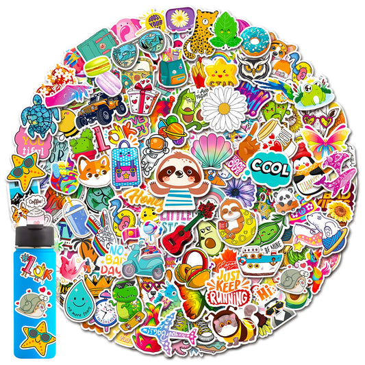 MonEnfance water bottle stickers decorate bottles with waterproof, fade-resistant colors.