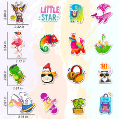MonEnfance durable vinyl stickers resist wear during school and play.
