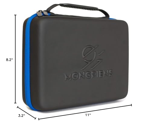 MONGPIENS Portable storage solution for spinning tops on the go and safe transport.