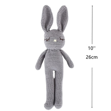Moni's Choice handmade crochet bunny grey soft stuffed friend