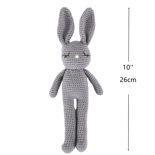 Moni's Choice handmade crochet bunny grey soft stuffed friend