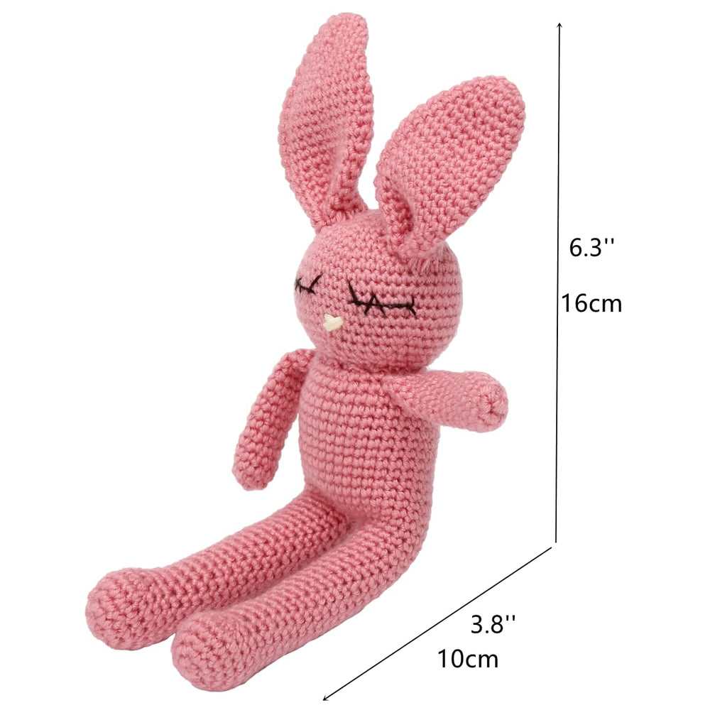Moni's Choice handmade plush bunny, charming Easter basket addition.