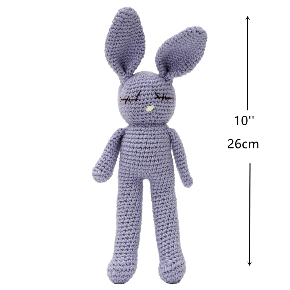 Moni's Choice crochet bunny blue designed as a cute Easter basket accent