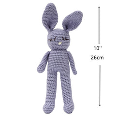 Moni's Choice crochet bunny blue designed as a cute Easter basket accent