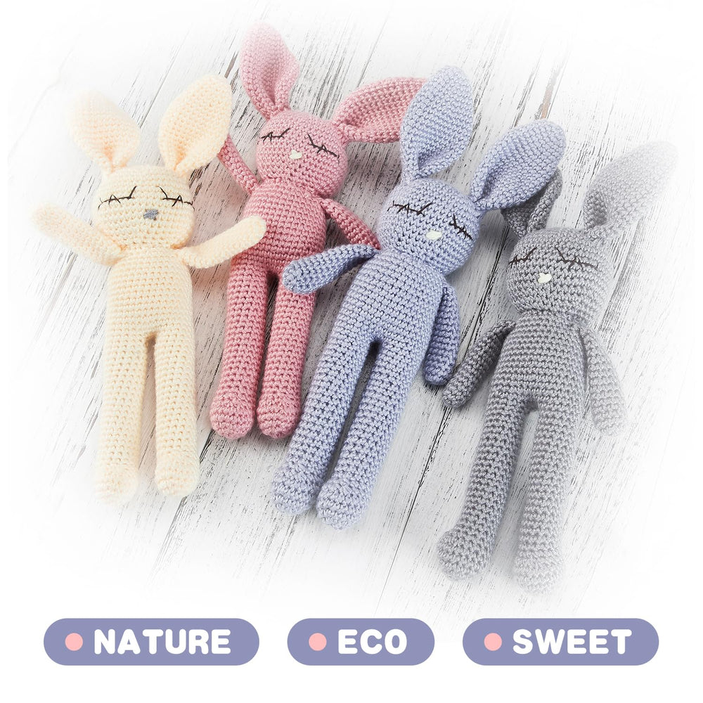 Moni's Choice handmade stuffed animal shows crochet craftsmanship and soft textures