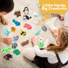 MONJITA mini animal figurines are safe, durable gifts for kids ages 3+