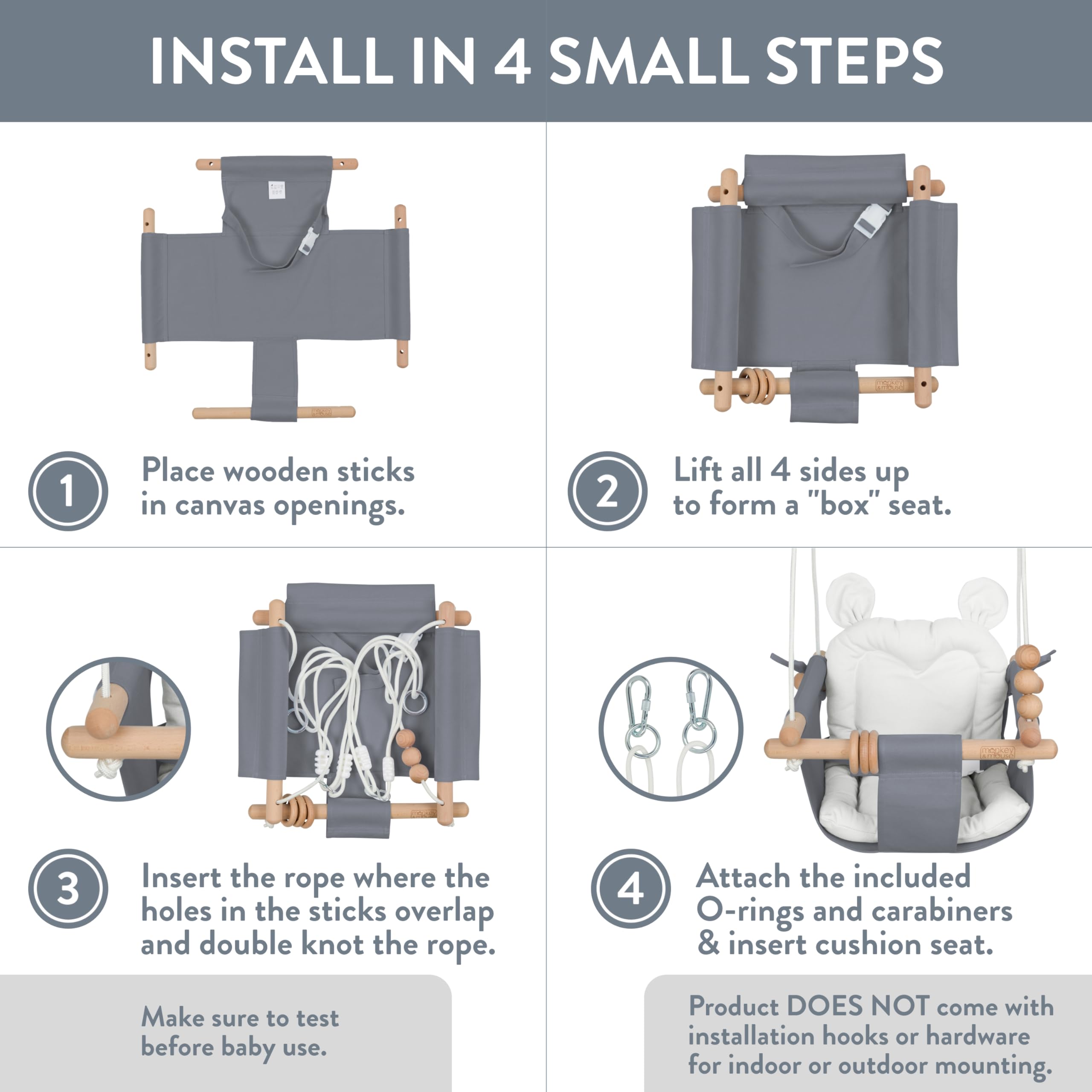Indoor or outdoor setup by Monkey & Mouse for versatile spaces