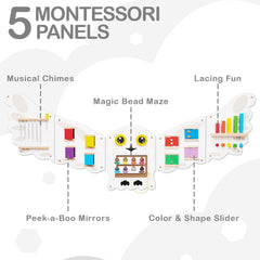 Monläurd birch wood Montessori toy features smooth edges for safe exploration