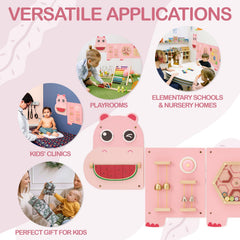 Monläurd Hippo zippers and beads invite hands-on learning with engaging textures.