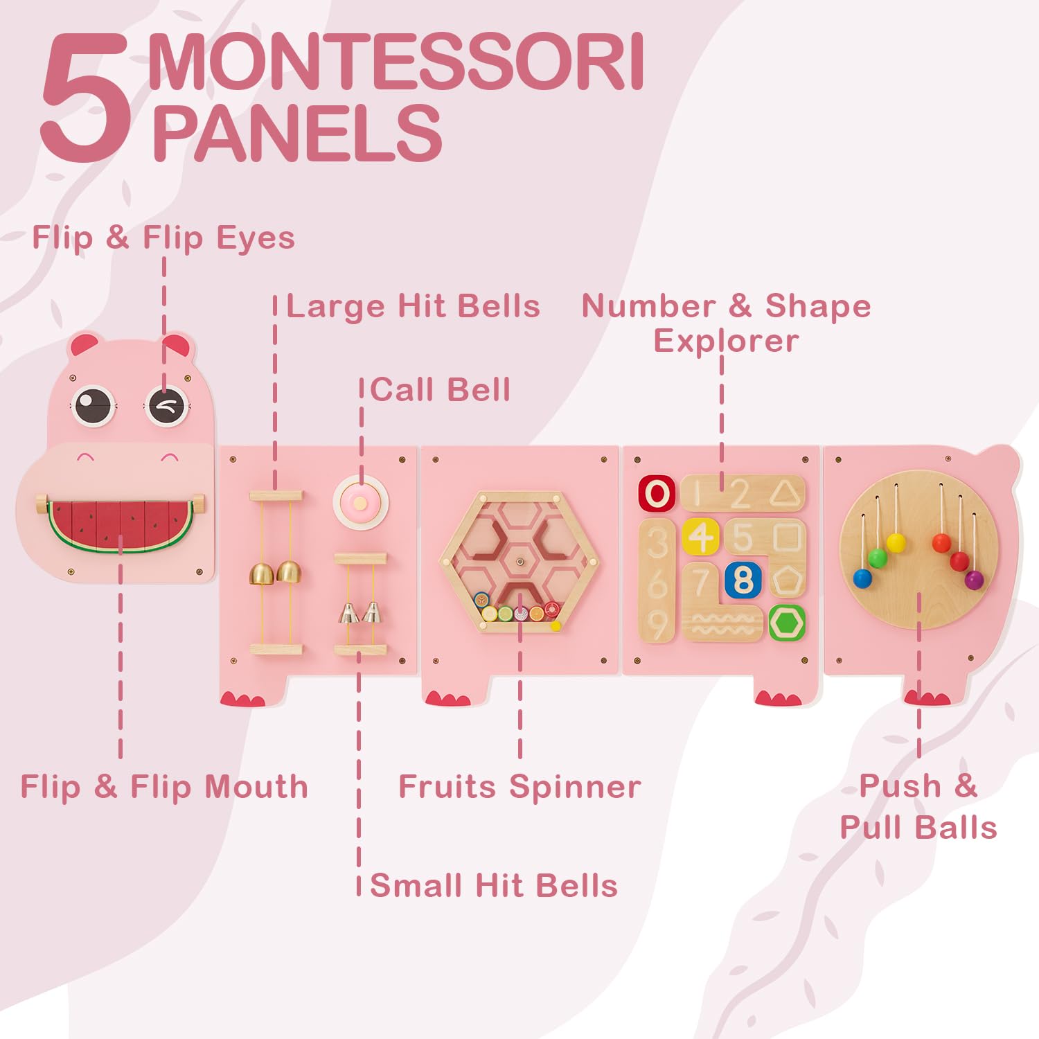 Monläurd Hippo makes wall-mount setup easy for safe play areas.