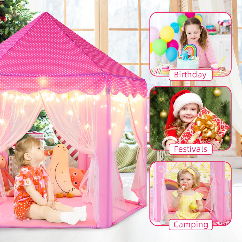 Monobeach Princess Tent in a kids play setup