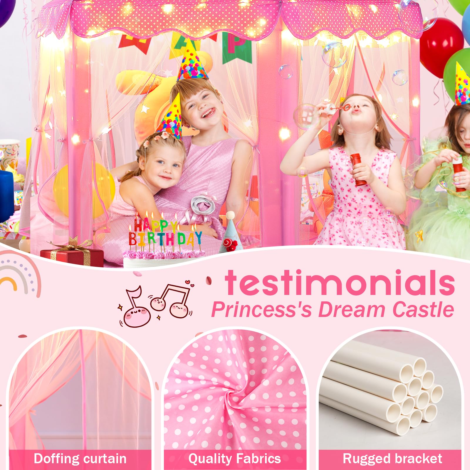 Monobeach Princess Tent outdoor setup during sunny days