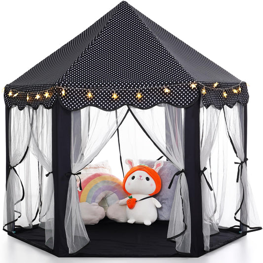 Monobeach Princess Tent with unicorn castle design sparks imaginative play and a cozy hideaway.
