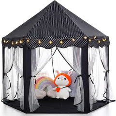 Monobeach Princess Tent with unicorn castle design sparks imaginative play and a cozy hideaway.
