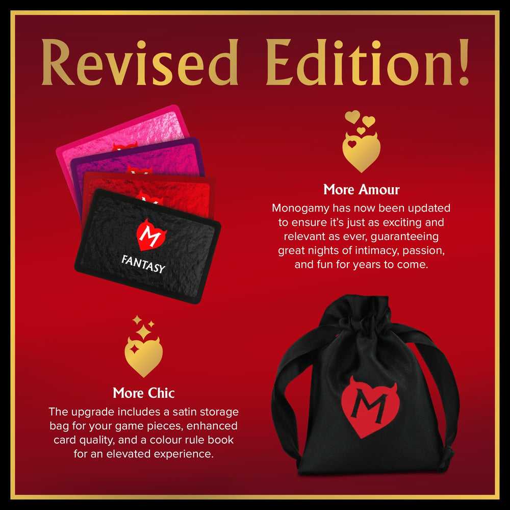 MONOGAMY anniversary gift display presenting a meaningful date night experience