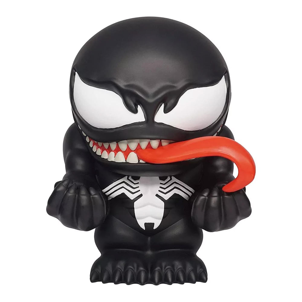 Monogram Venom PVC Bank front view, durable and lightweight desk collectible.