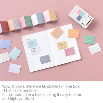 Monolike Wow Sticker Plan ver.2 box: organized storage for your sticker collection.