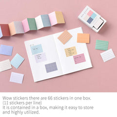 Monolike Wow Sticker Plan ver.2 box: organized storage for your sticker collection.