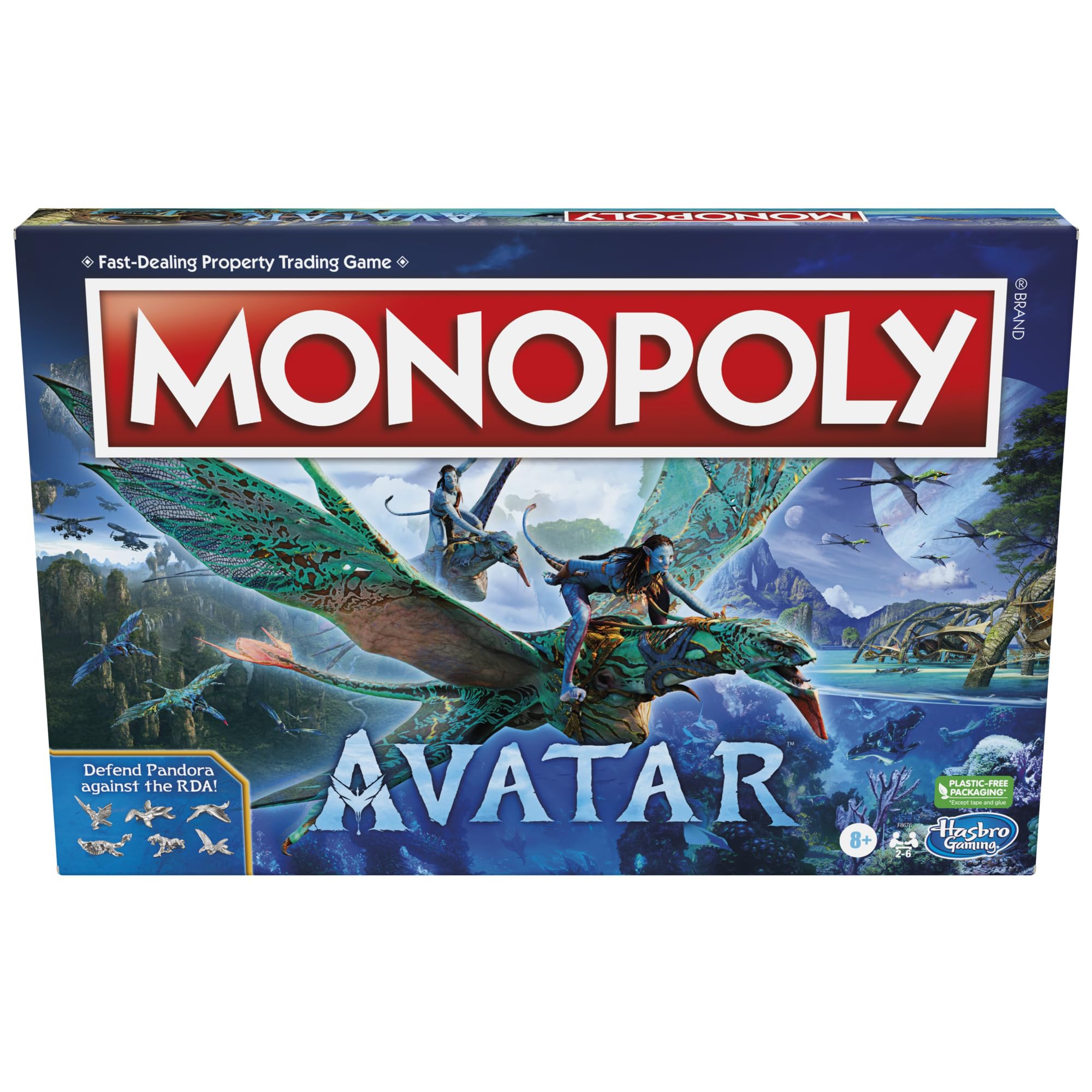 Monopoly Avatar Edition board game cover inviting Pandora adventure for family game nights.