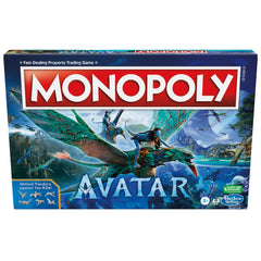 Monopoly Avatar Edition board game cover inviting Pandora adventure for family game nights.