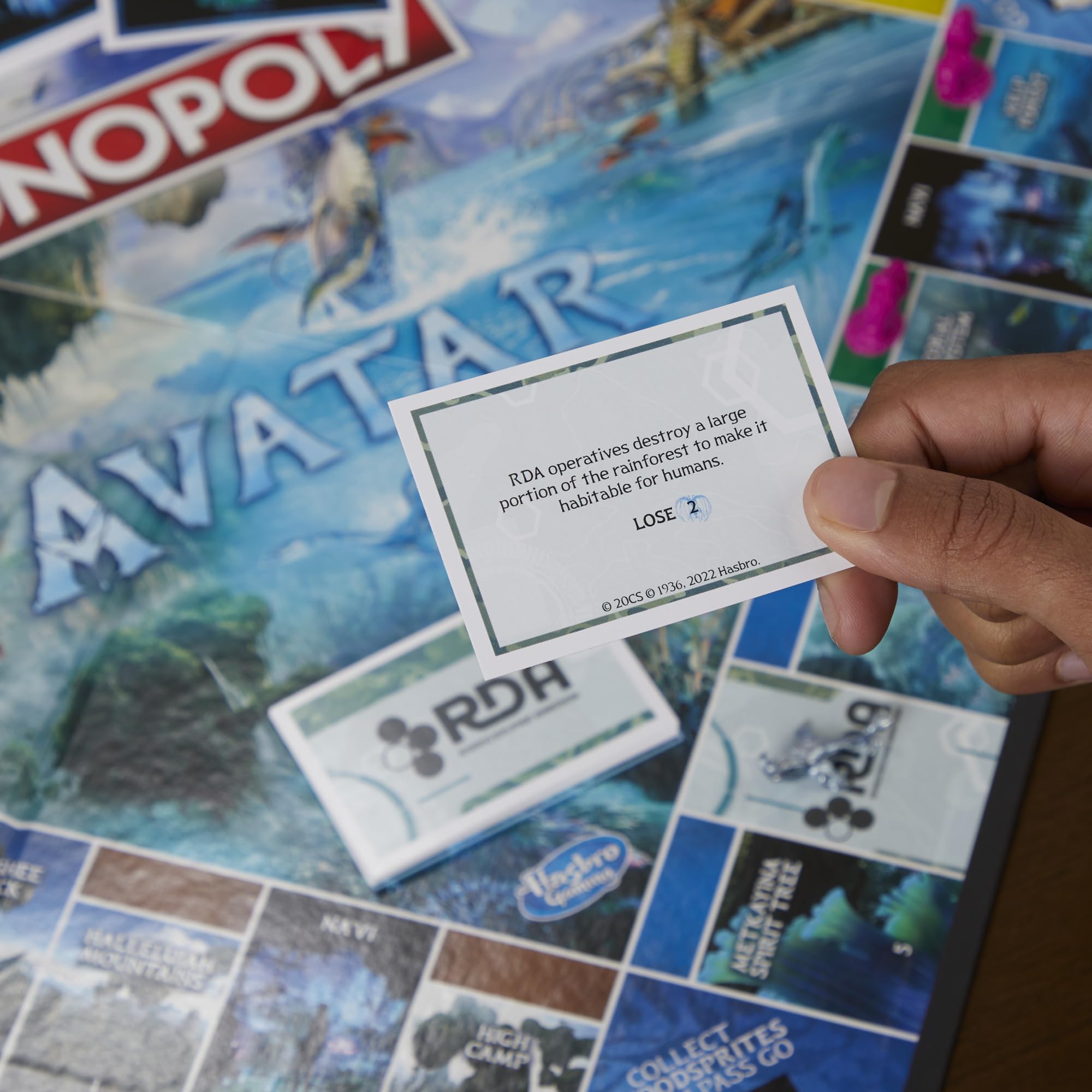 Monopoly Avatar Edition Na’vi tokens offering diverse clan roles for gameplay.