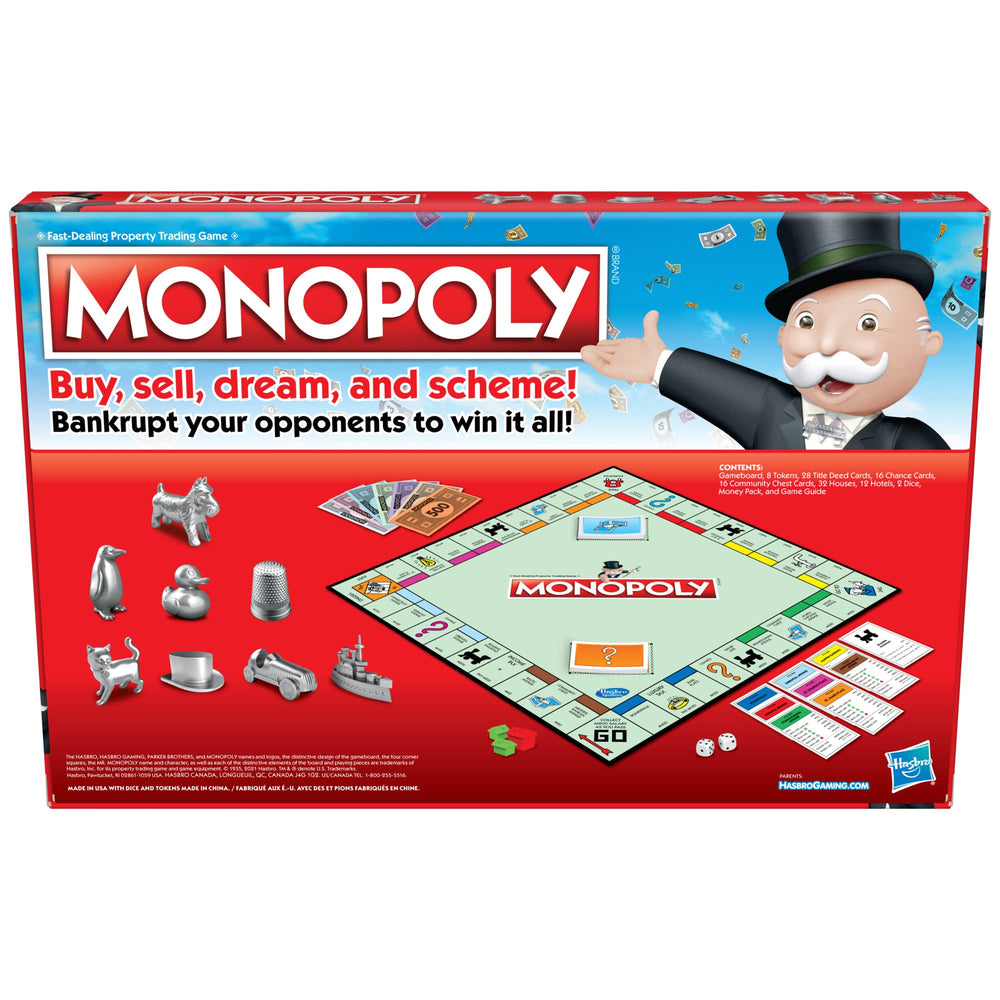 Monopoly board setup invites players to start an engaging session