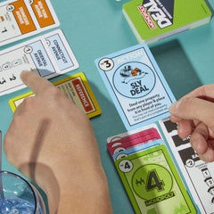 Three colorful property sets demonstrating win condition