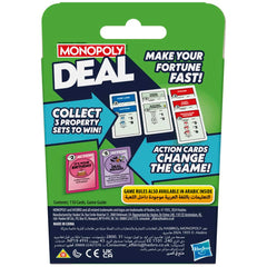 Monopoly Deal quick setup makes family game night easy